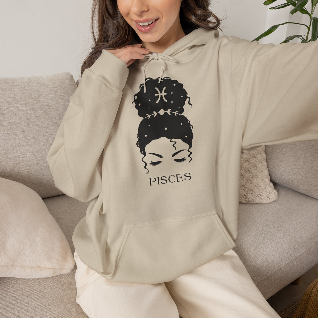 Fische Messy Bun Hoodie v5
