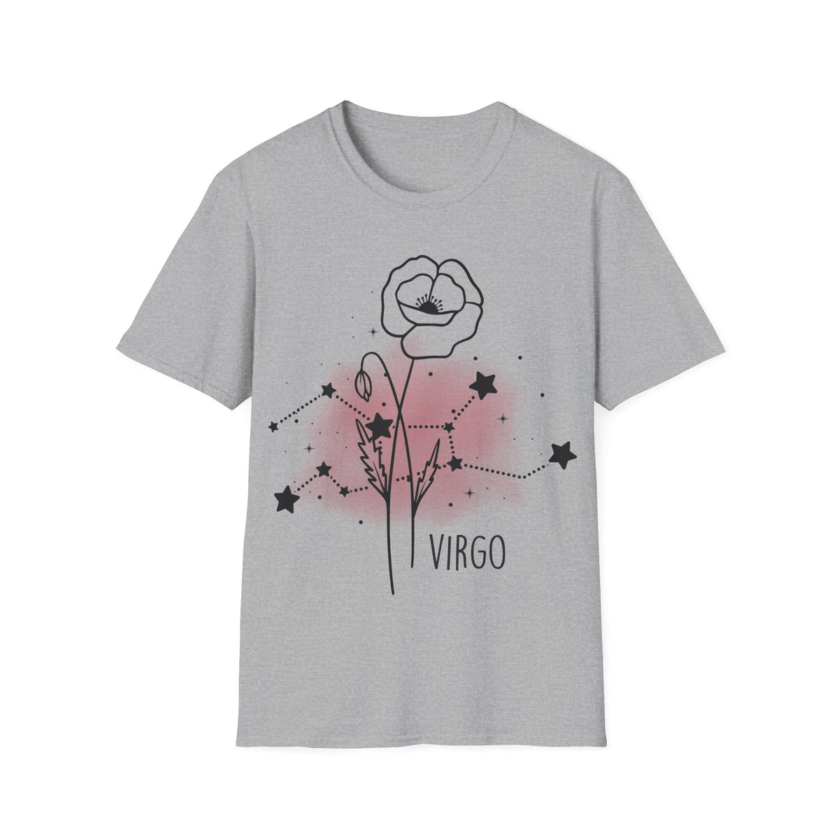 Jungfrau Flower T-Shirt v3