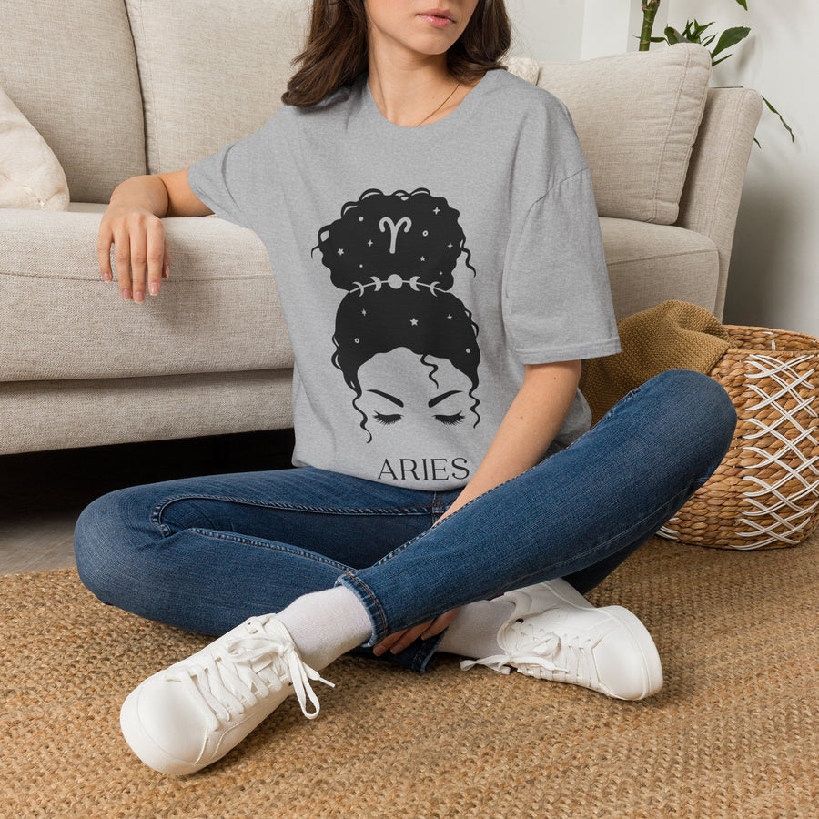 Widder Messy bun T-Shirt