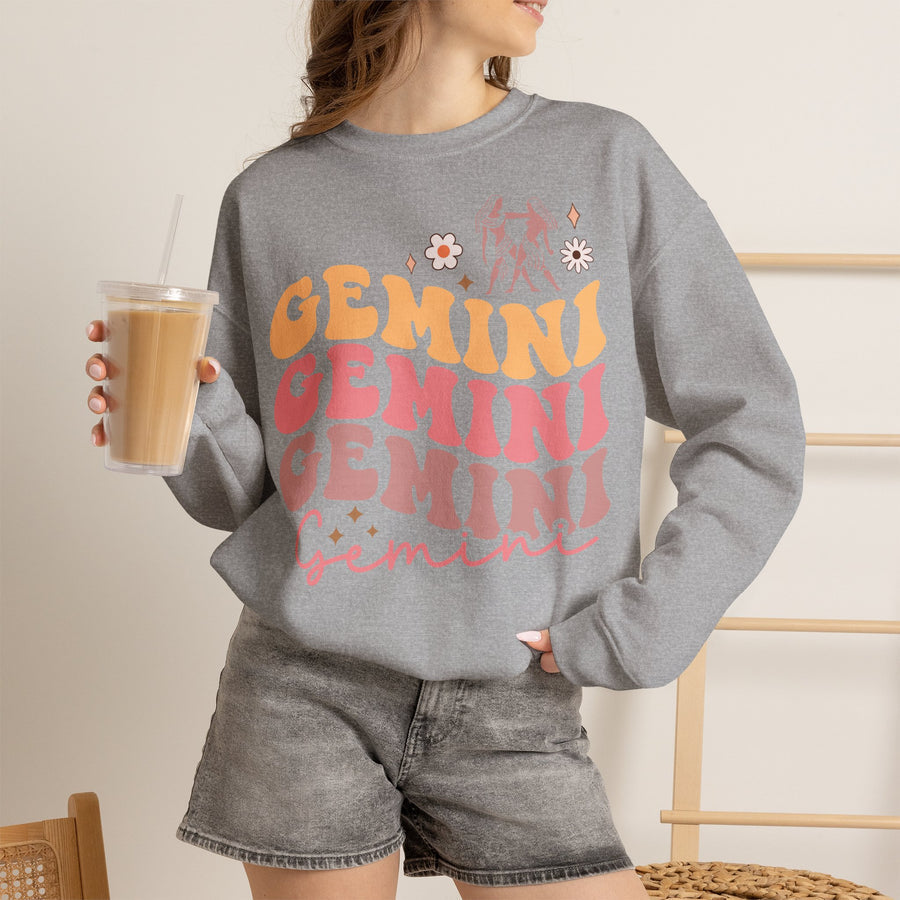 Zwillinge Retro Sweatshirt