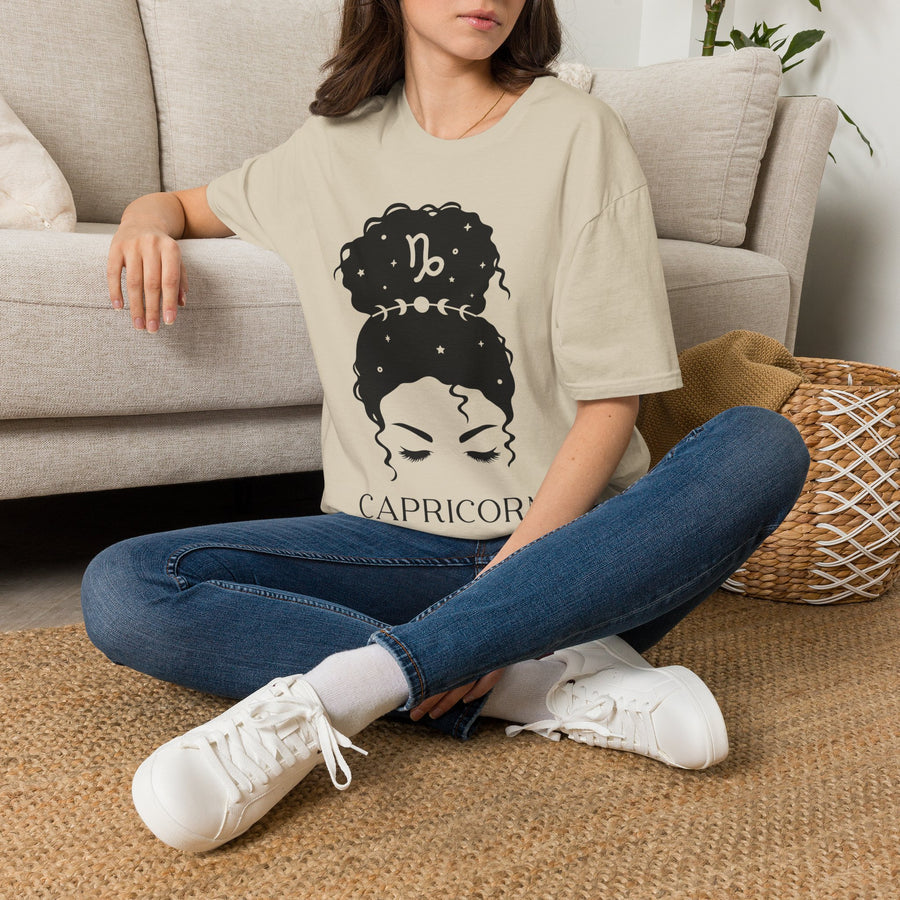 Steinbock Messy bun T-Shirt