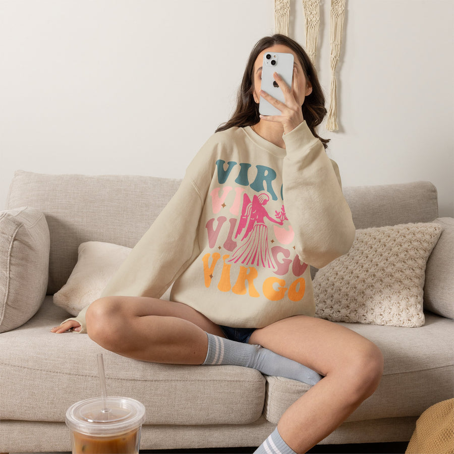 Jungfrau Retro Sweatshirt