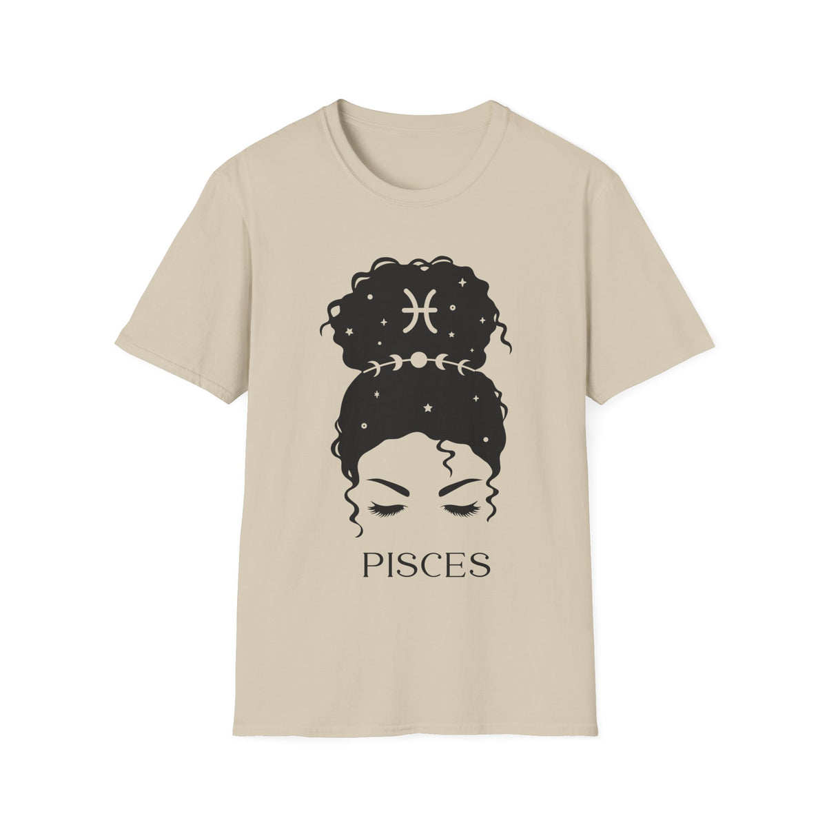 Fische Messy bun T-Shirt v5