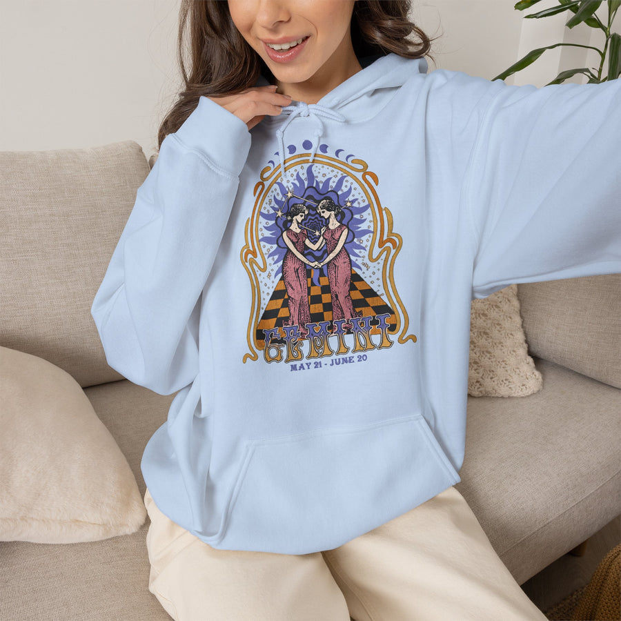 Zwillinge Vintage Hoodie