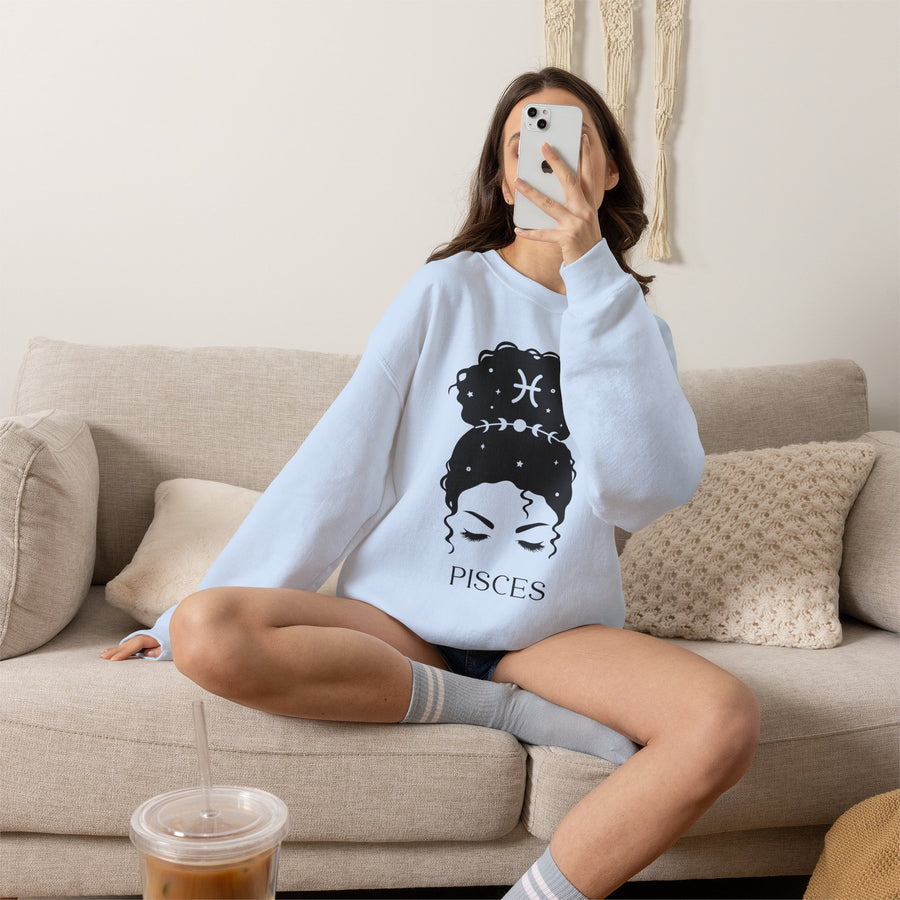 Fische Messy Bun Sweatshirt