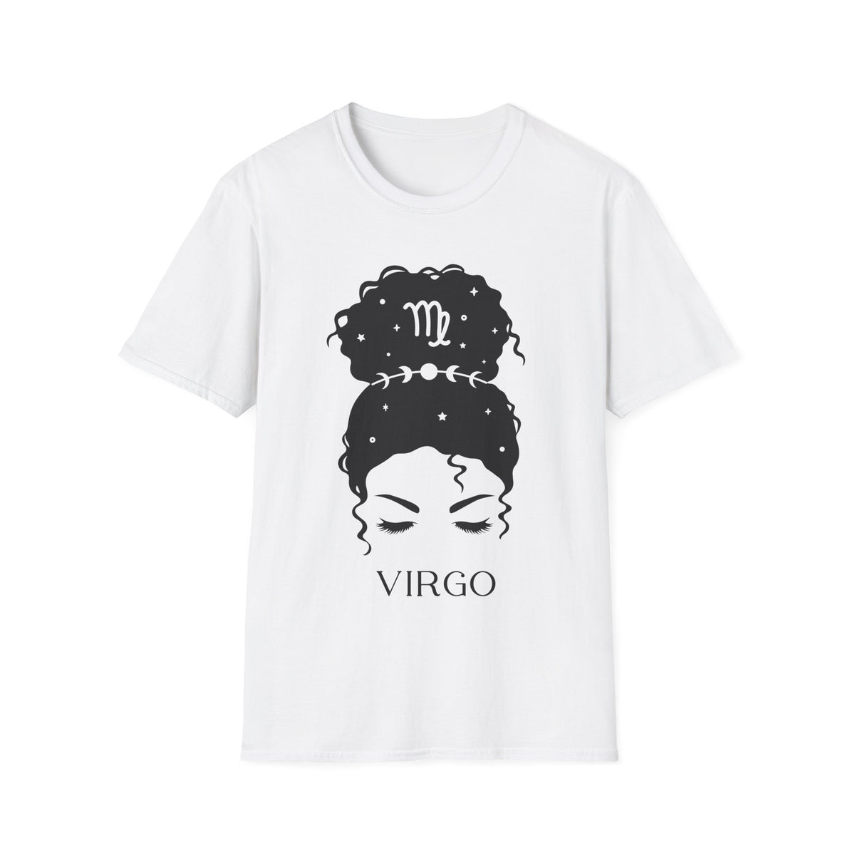 Jungfrau Messy bun T-Shirt v5
