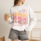 Zwillinge Retro Sweatshirt