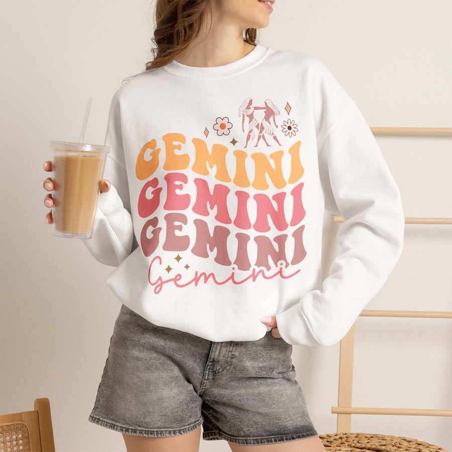 Zwillinge Retro Sweatshirt