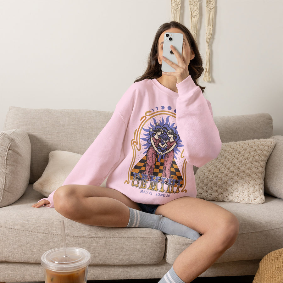 Zwillinge Vintage Sweatshirt
