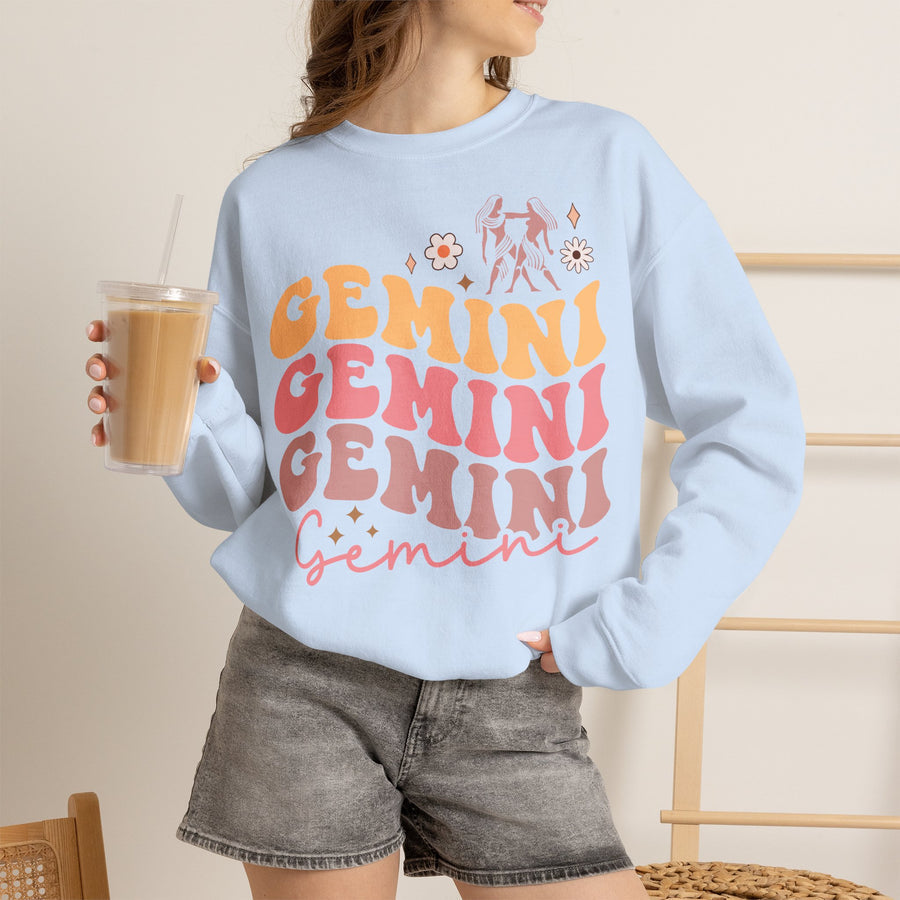 Zwillinge Retro Sweatshirt