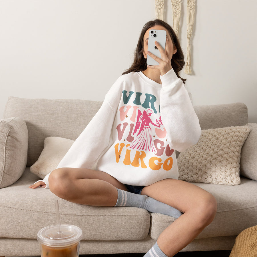 Jungfrau Retro Sweatshirt
