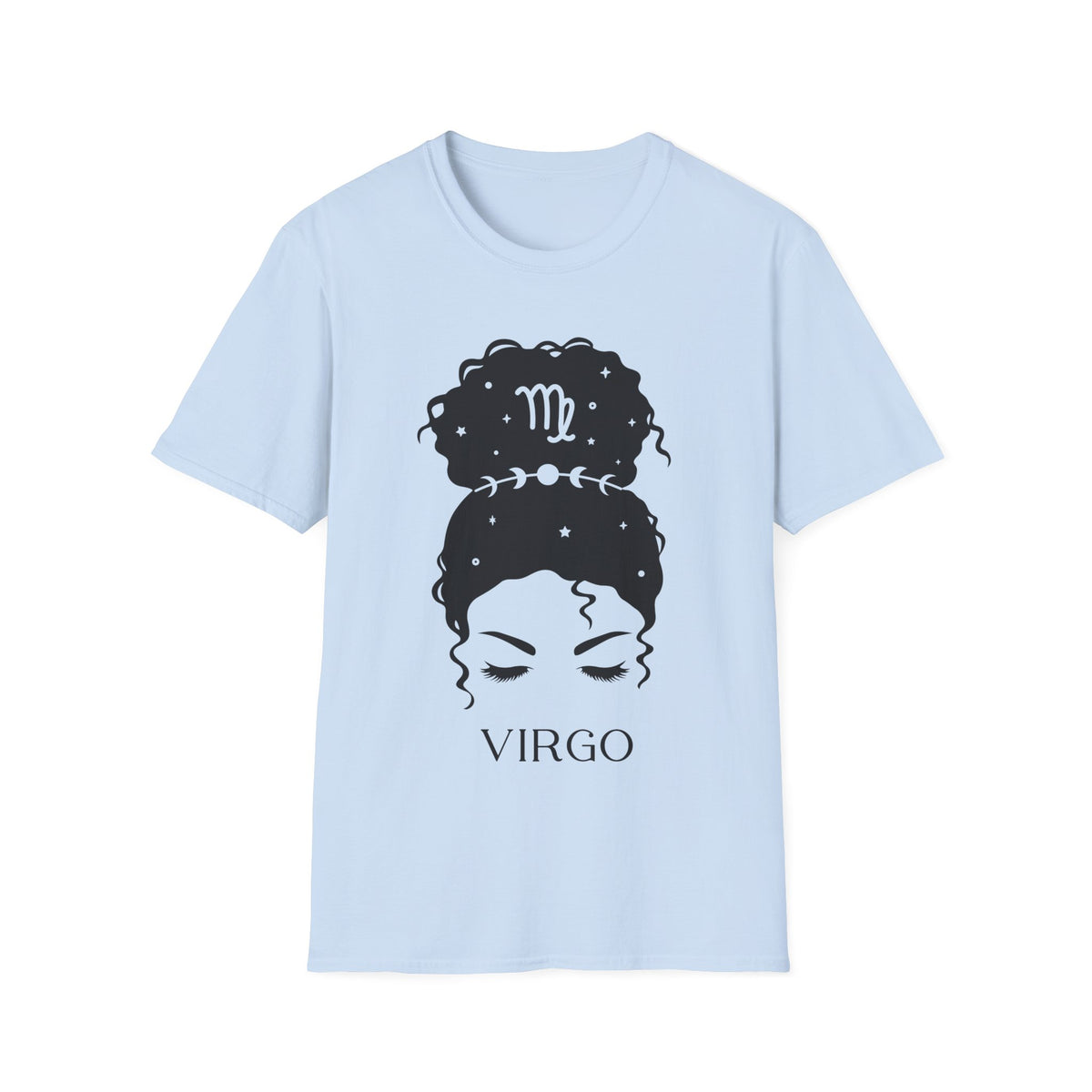 Jungfrau Messy bun T-Shirt v5