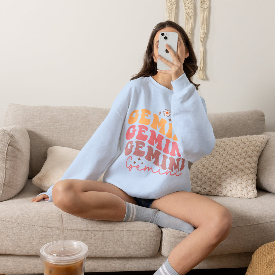 Zwillinge Retro Sweatshirt