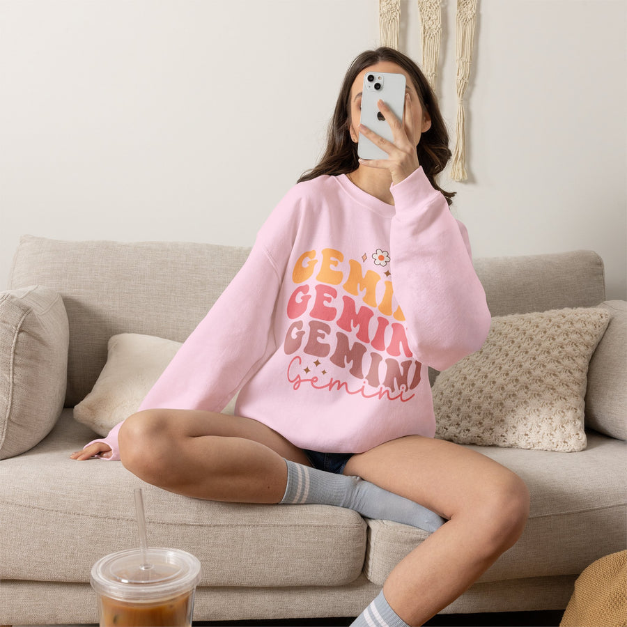 Zwillinge Retro Sweatshirt