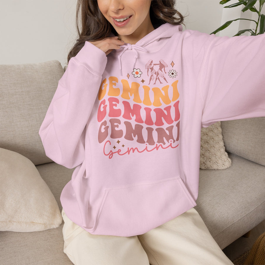 Zwillinge Retro Hoodie