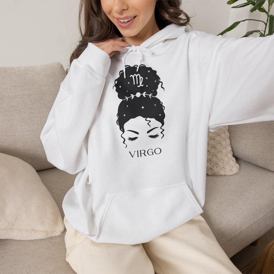 Jungfrau Messy Bun Hoodie
