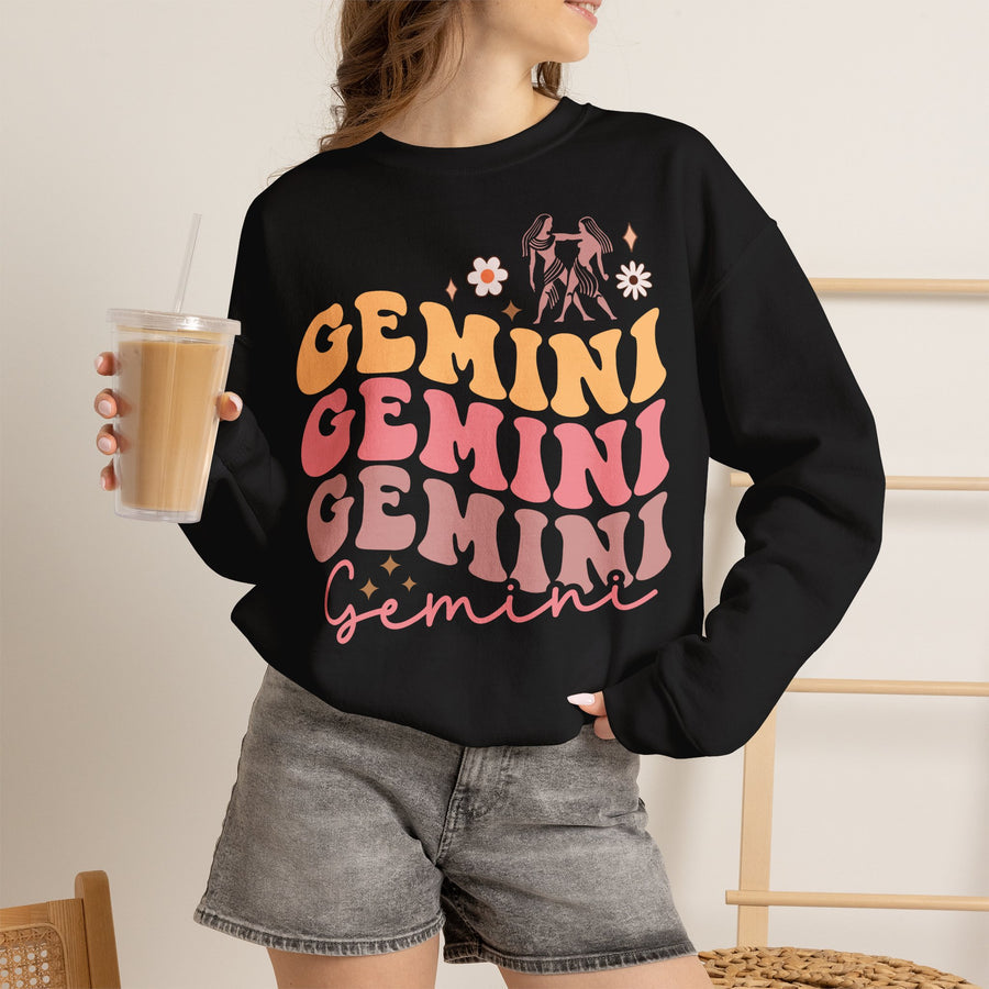 Zwillinge Retro Sweatshirt