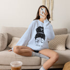Widder Messy Bun Sweatshirt