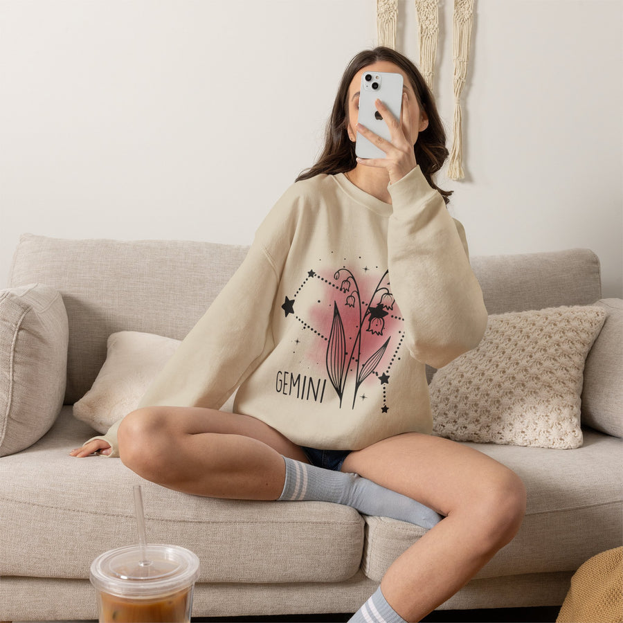 Zwillinge Retro Sweatshirt
