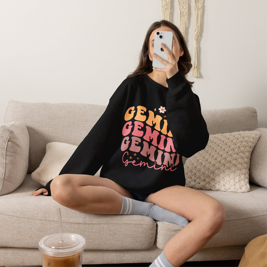 Zwillinge Retro Sweatshirt