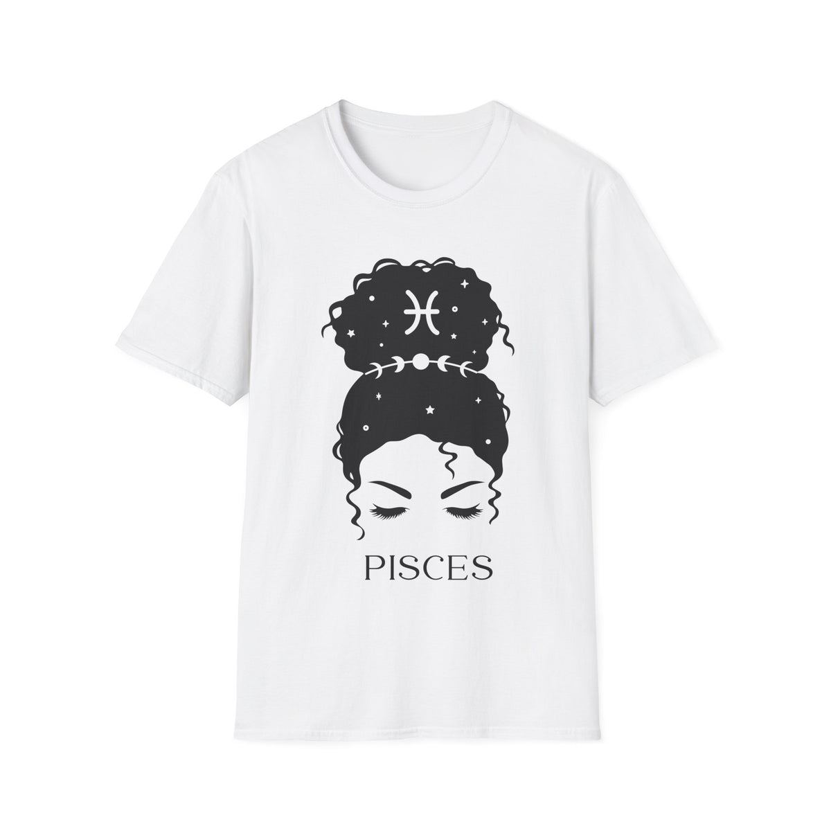 Fische Messy bun T-Shirt v5