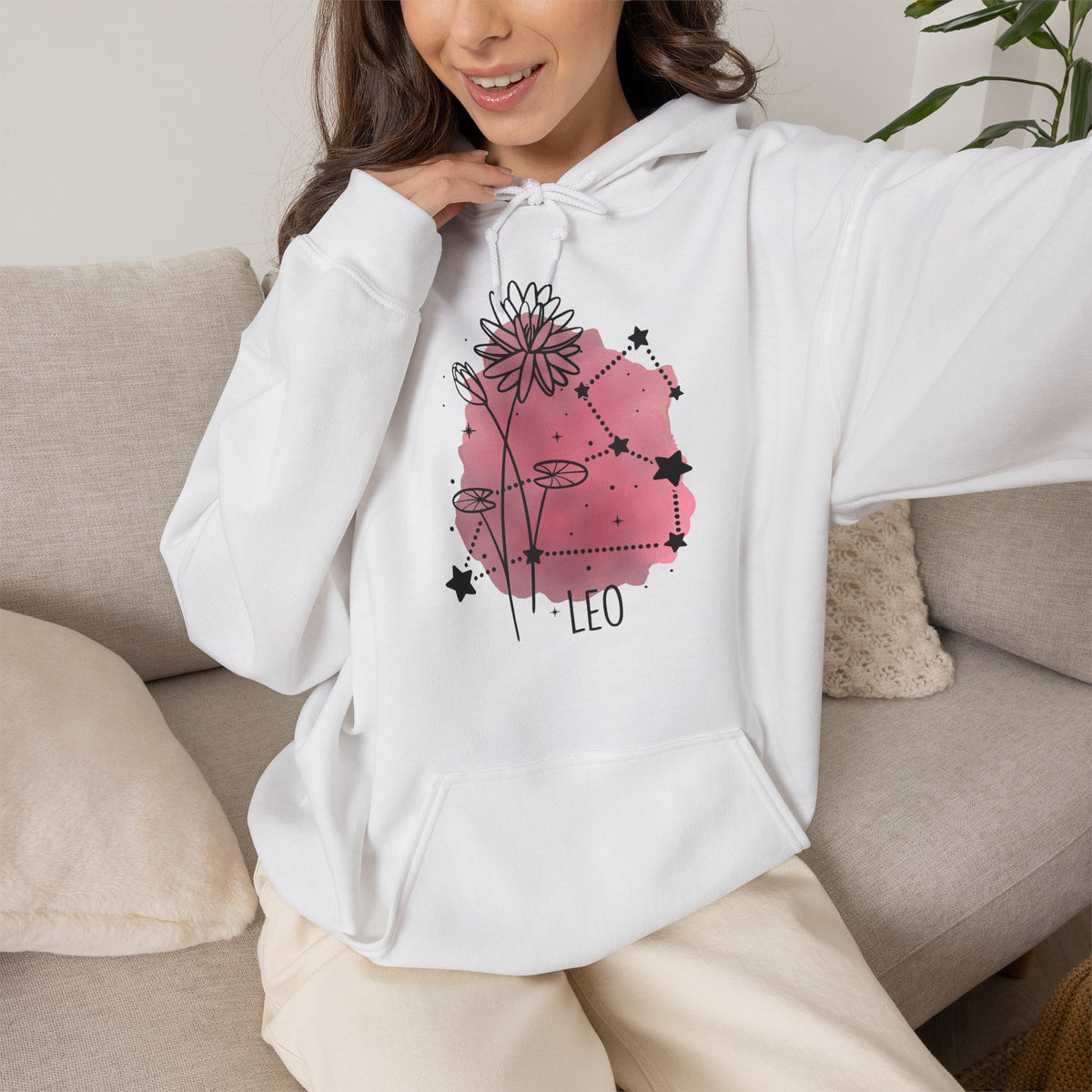 Löwe Flower Hoodie v3