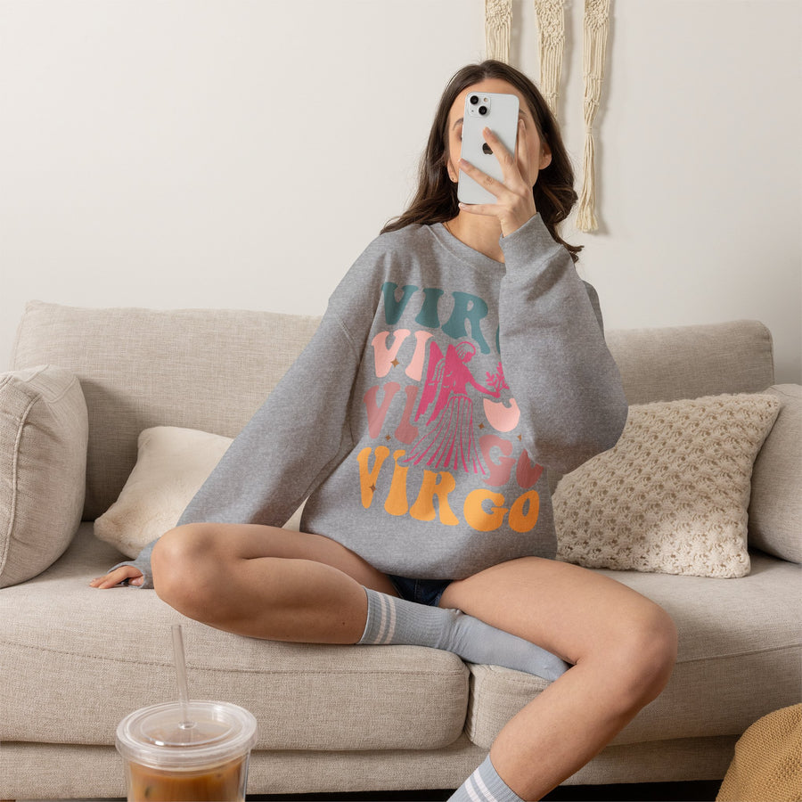 Jungfrau Retro Sweatshirt