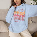Zwillinge Retro Hoodie