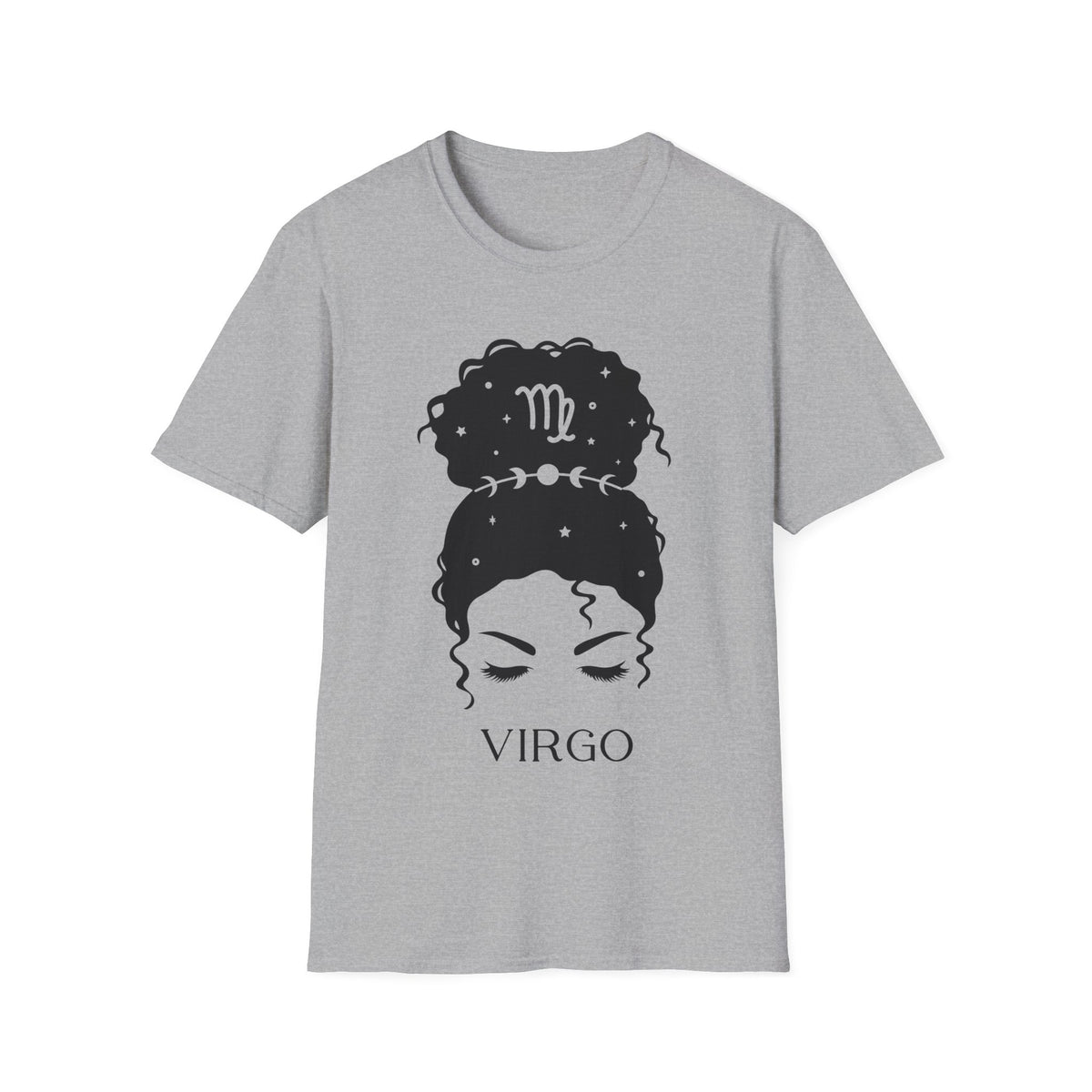 Jungfrau Messy bun T-Shirt v5