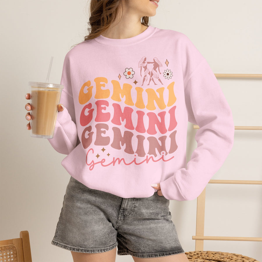 Zwillinge Retro Sweatshirt