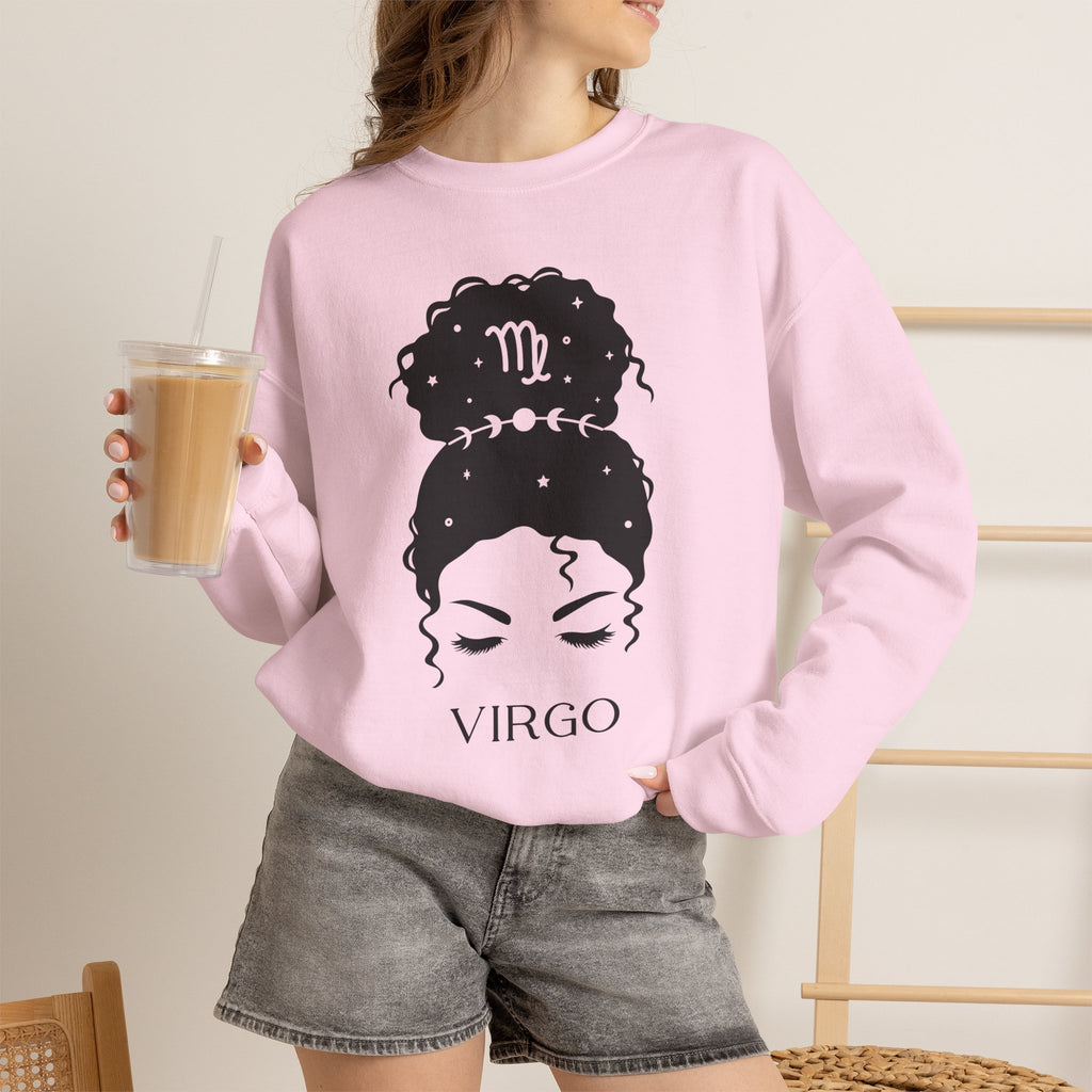 Jungfrau Messy Bun Sweatshirt v5