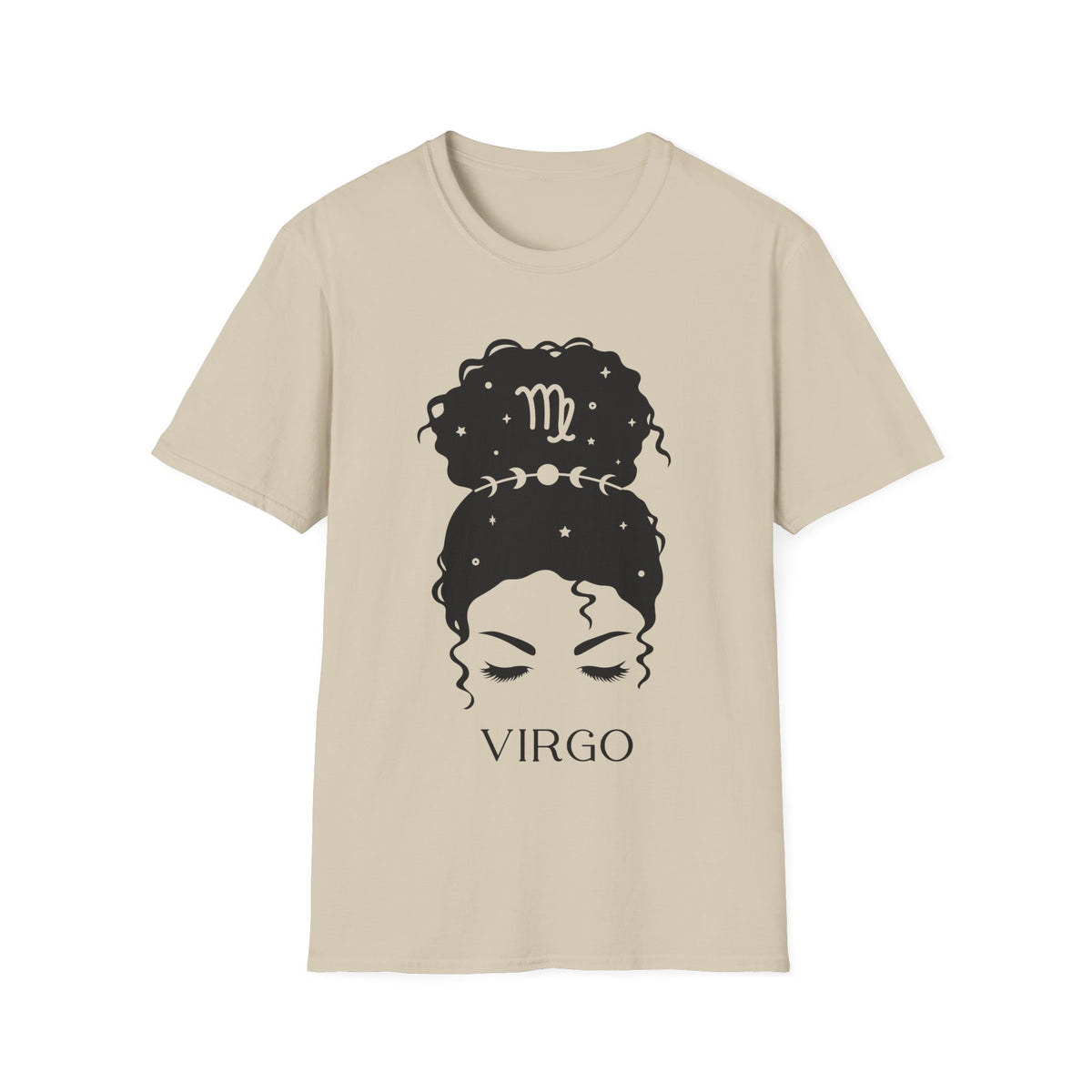 Jungfrau Messy bun T-Shirt v5