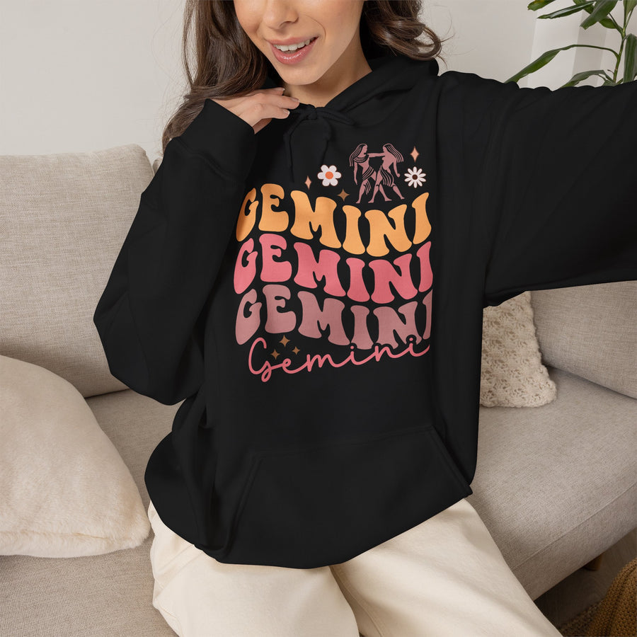 Zwillinge Retro Hoodie